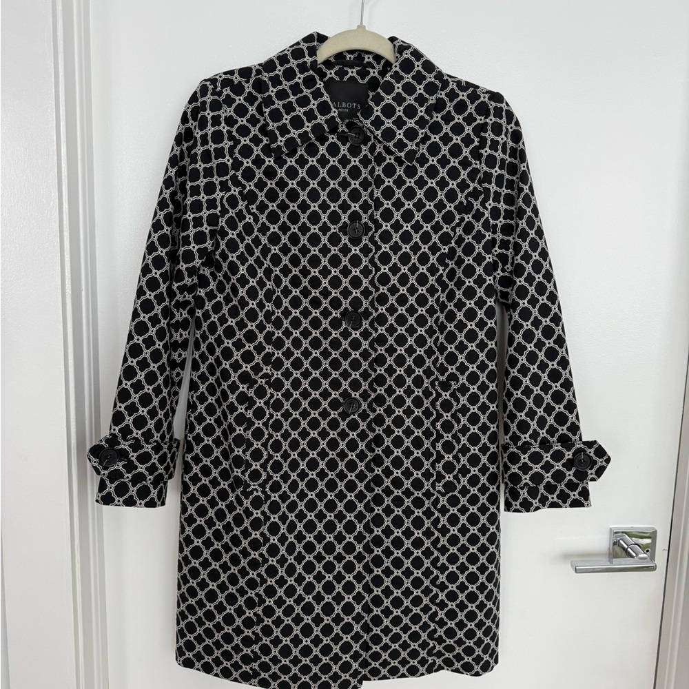 Talbots petite trench coat